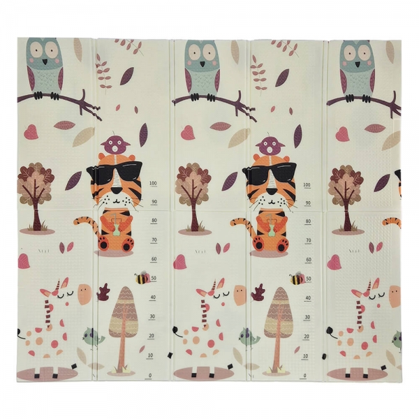 BEBESTARS Dvostrana podloga za igru Jungle 180x200