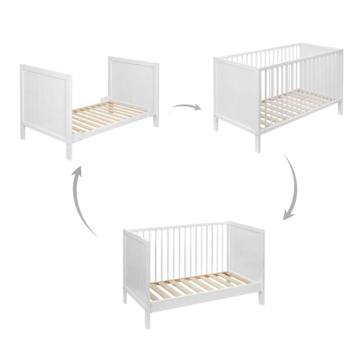 PETITE&MARS krevetkinderbet Mila 3u1 120x60