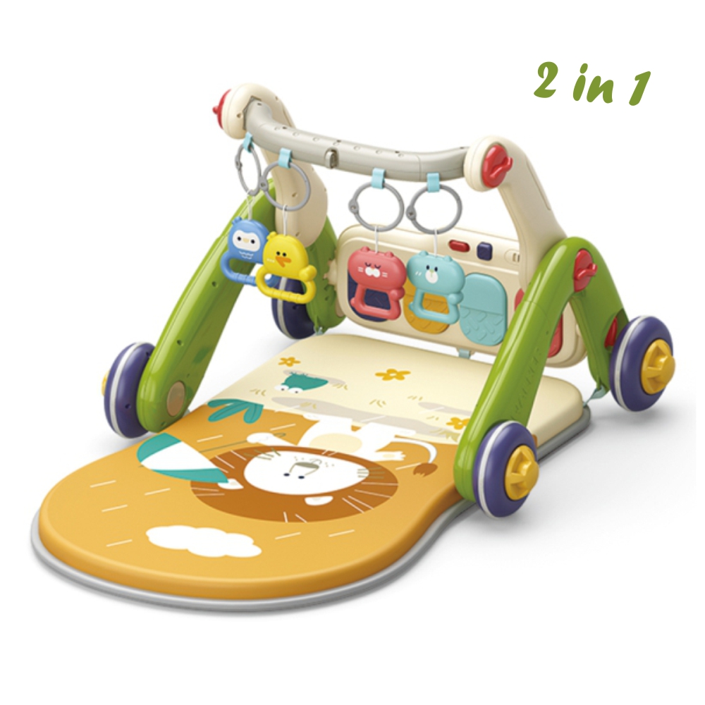 BEBESTARS Rainy Forest 2u1 baby gym-hodalica