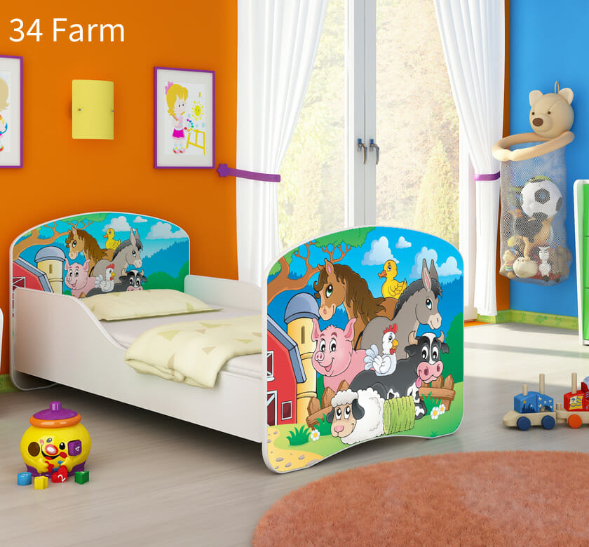 ACMA dječji krevet 140x70 - motivi