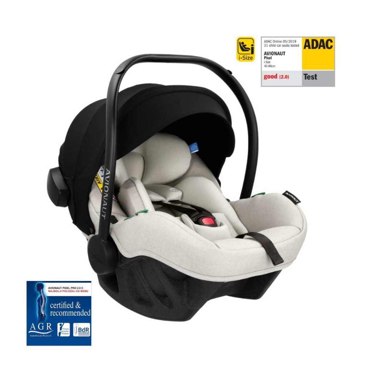 Autosjedalica Avionaut Pixel PRO 2.0 C 0-13 kg (40-86 cm)