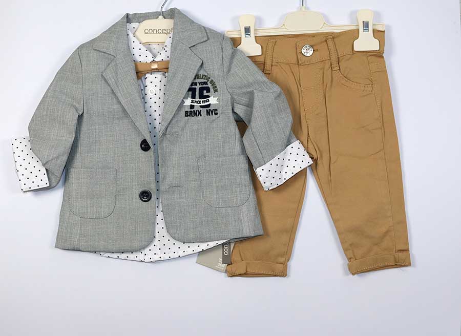 CONCEPT odijelo - siva