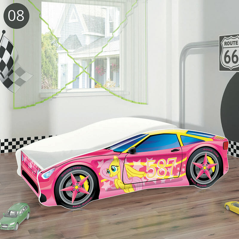 ACMA dječji krevet AUTO 160x80 - razni motivi