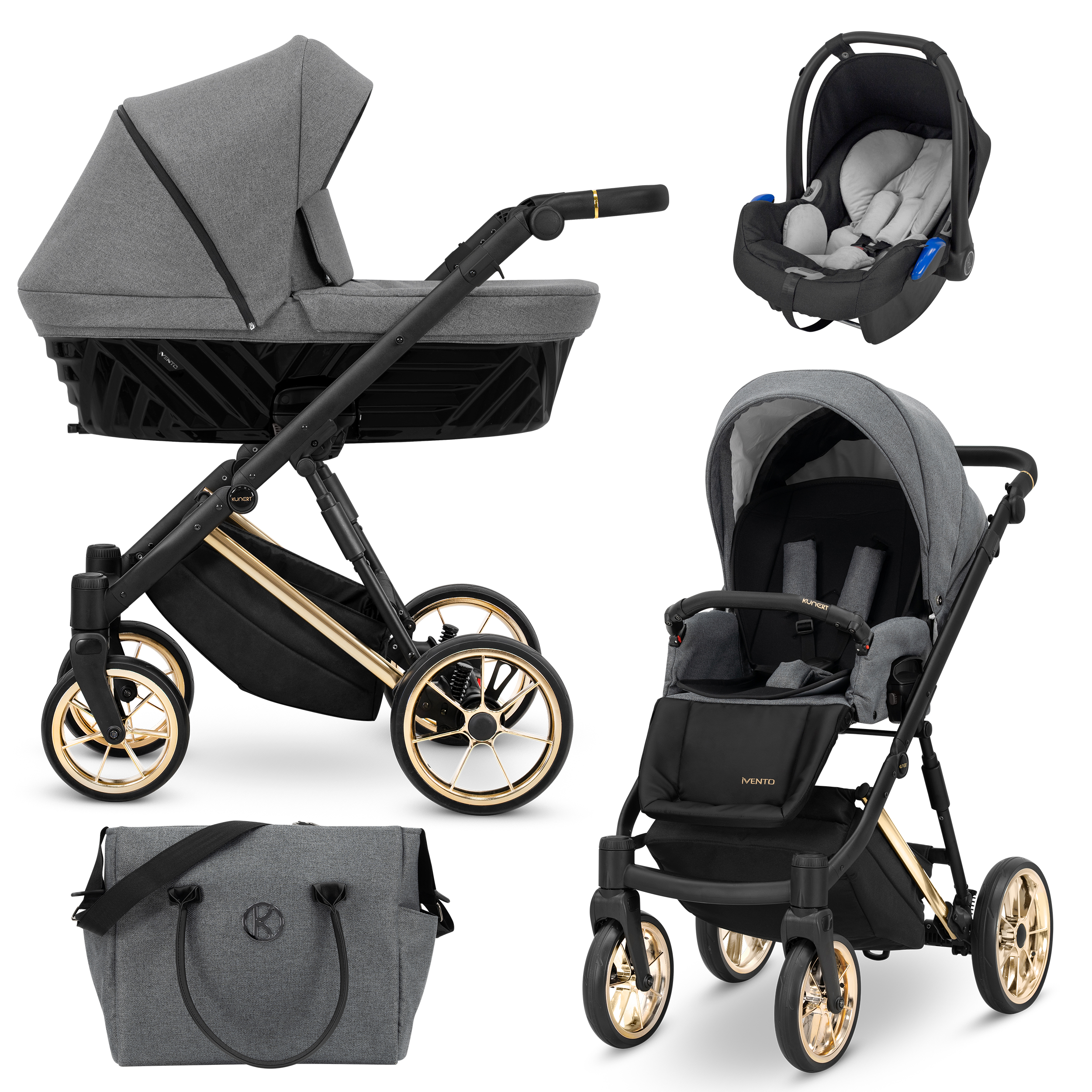 Kunert Ivento Premium dječja kolica 3u1